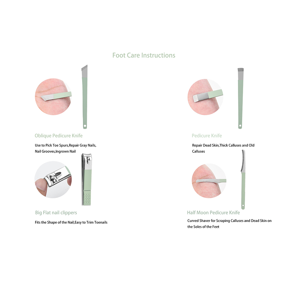 Manicureset 16-delige nagelknipperset